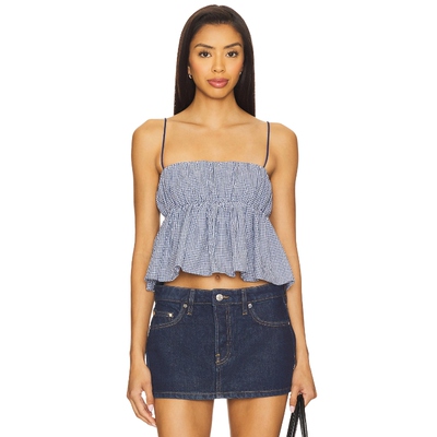 [冬季新品]MORE TO COME BAILEY 上装 藏青色REVOLVE小众新款