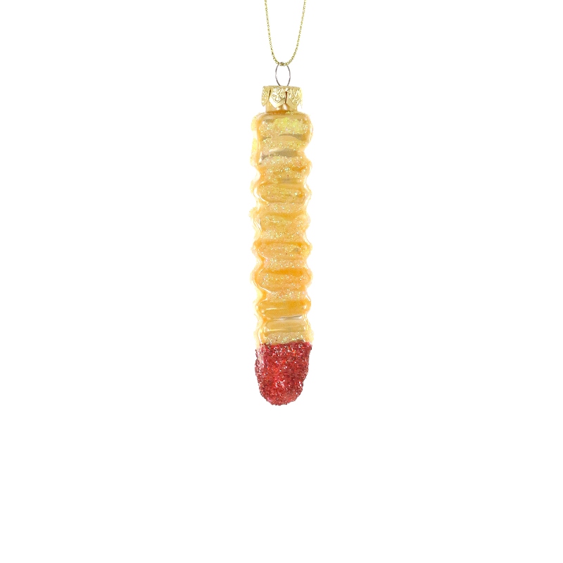 Cody Foster & Co Crinkle Fry With Ketchup Ornament 黄色REVOL