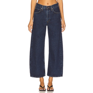 [春季新品]AGOLDE 弯刀牛仔裤 马蹄裤 蓝色 REVOLVE小众设计感