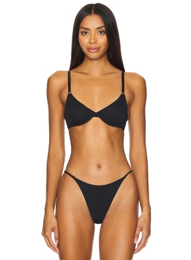 [冬季新品]fleur du mal LE STRETCH 胸罩 黑色REVOLVE小众