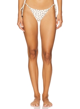 DEVON WINDSOR EADIE 比基尼泳裤 白色 y2k辣妹风REVOLVE小众新款