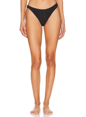 Cou Cou Intimates THE HIGH RISE BRIEF 比基尼泳裤 黑色REVOLVE