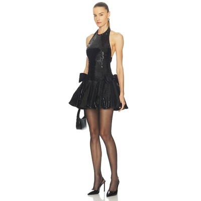 L'Academie VELLI 裙子 黑色REVOLVE小众新款