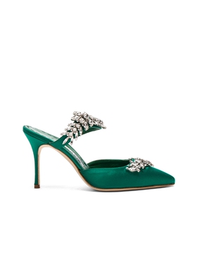 Manolo Blahnik LURUM 高跟款 revolve小众新款 绿色