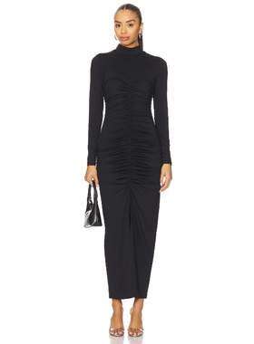 Susana Monaco MOCK 长裙 黑色REVOLVE小众新款
