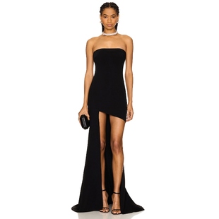 黑色REVOLVE小众新款 NBD 长裙 NALA THE