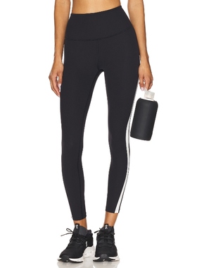 [冬季新品]Splits59 高腰打底裤黑色运动复古风REVOLVE小众