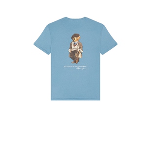 Polo Ralph Lauren 拉夫劳伦 圆领T恤蓝色简约男款短袖REVOLVE