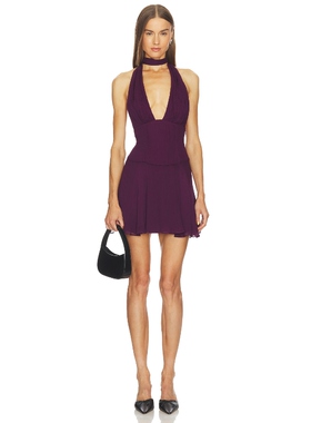 LOBA AUDREY 裙子 紫色REVOLVE小众新款