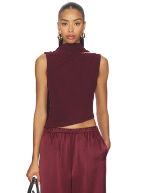 MADISON THE LABEL NETTA SCARF 上装 酒 y2k辣妹风REVOLVE小众新