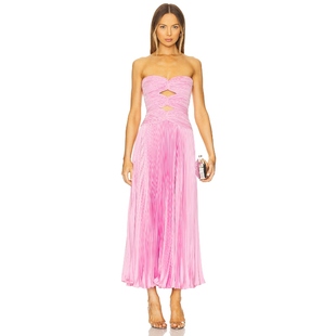 粉色REVOLVE小众新款 长裙 CAROLYNN AMUR