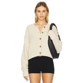 海外直邮 针织衫 Free People开衫 复古静奢短款 REVOLVE冬季 保暖