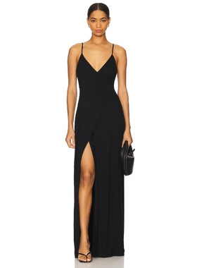 Bevza Wrap Sundress 黑色REVOLVE小众新款