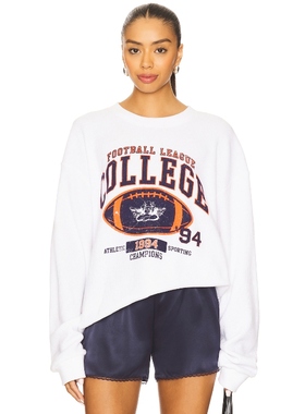 Boys Lie OUT OF THEIR LEAGUE KARA 运动衫 白色 运动复古风 REV