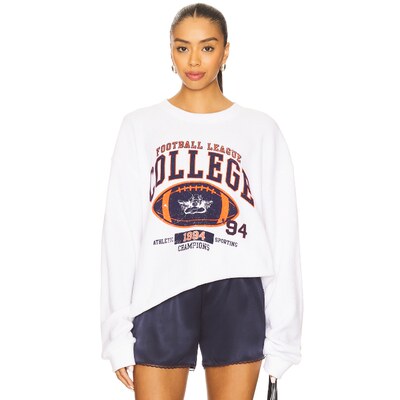 Boys Lie OUT OF THEIR LEAGUE KARA运动衫白色运动复古风 REV