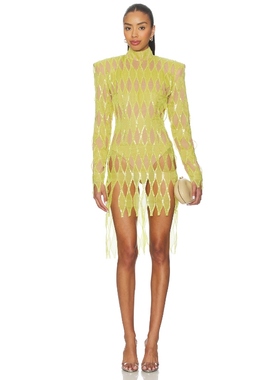 [冬季新品]The Dolls House 连衫裤绿色美式休闲风REVOLVE