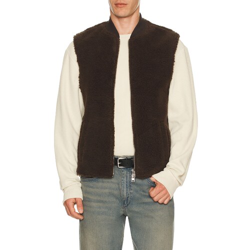 [夏季新品]ALLSAINTS摇粒绒背心复古休闲无袖外套REVOLVE