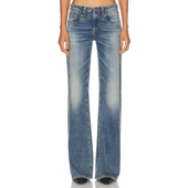 牛仔装 蓝色 美式 R13 复古风REVOLVE小众新款