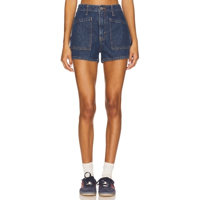 [冬季新品]RE/DONE THE BENDER 短裤 蓝色美式休闲风REVOLVE小众