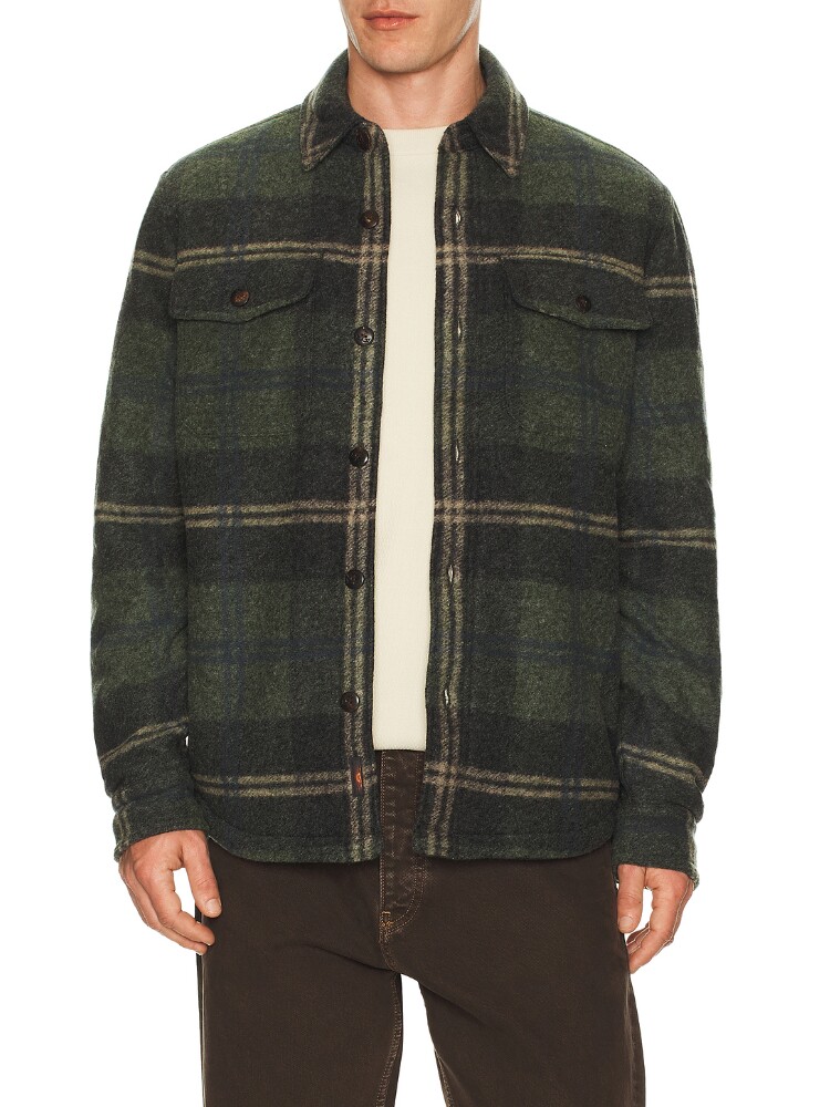 Faherty Range Fleece Lined Shacket revolve小众新款