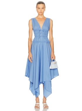 AKNVAS 裙子 蓝色REVOLVE小众新款