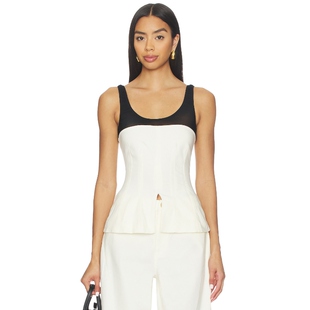 WeWoreWhat TOP 上装 黑色、白色 y2k辣妹风REVOLVE小众新款