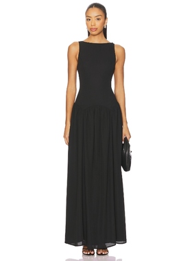 ALL THE WAYS KAROLINE 裙子 黑色REVOLVE小众新款