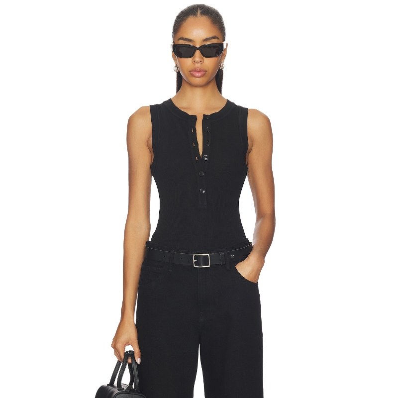 Citizens of Humanity CARALYN 背心上装 黑色REVOLVE小众新款