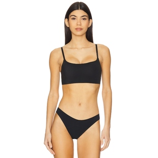 Calvin Klein Underwear CK 比基尼文胸上装 黑色REVOLVE