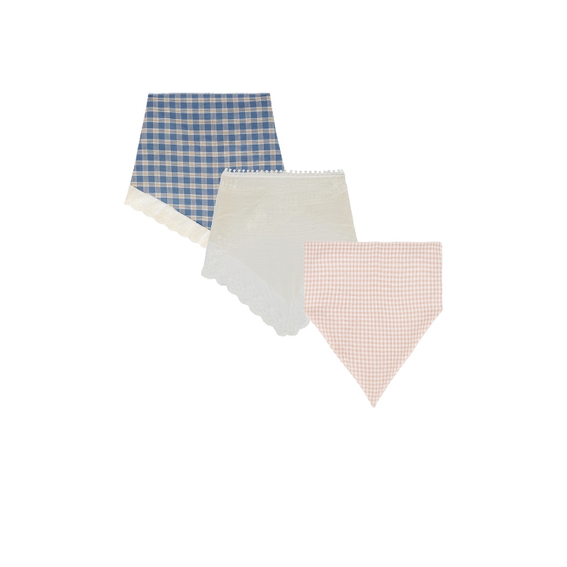 petit moments Head Scarf Set 蓝色，白色REVOLVE小众新款