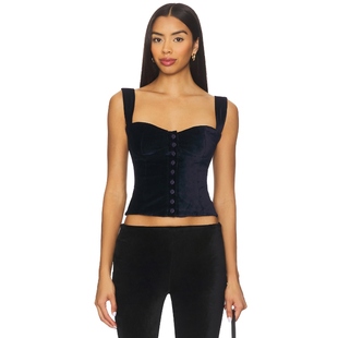 Venice y2k辣妹风REVOLVE小众新款 JULIE 藏青色 上装 Bella