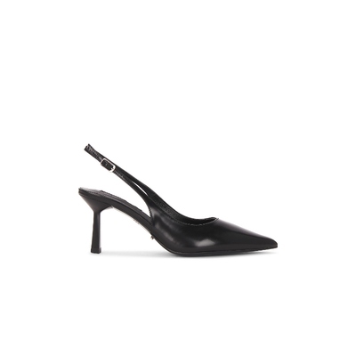 Tony Bianco BAZ 细带露跟设计 黑色REVOLVE新款女鞋