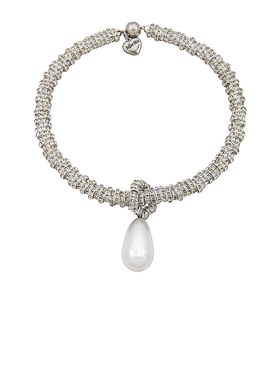 Julietta PEARL 垂褶项链revolve时尚小众新品