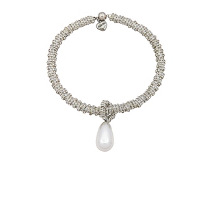 Julietta 垂褶项链revolve时尚 小众新品 PEARL