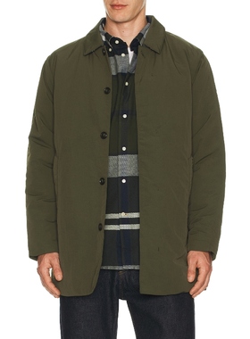 Barbour WADDED 夹克 橄榄色REVOLVE小众新款