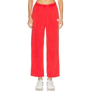 Vintage 美式 PLIZZY 红色 休闲风REVOLVE小众新 运动裤 American