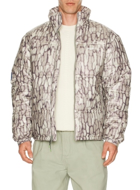 HUF 89 WARPED 蓬蓬感夹克 绿色REVOLVE小众新款