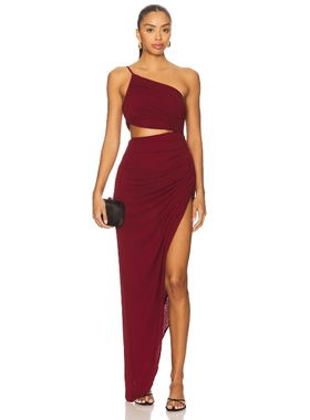 [冬季新品]NBD MONTSERRAT 裙子 酒红色 敬酒服REVOLVE小众