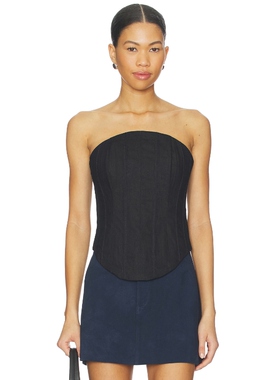 DL1961 紧身衣 黑色 y2k辣妹风REVOLVE小众新款