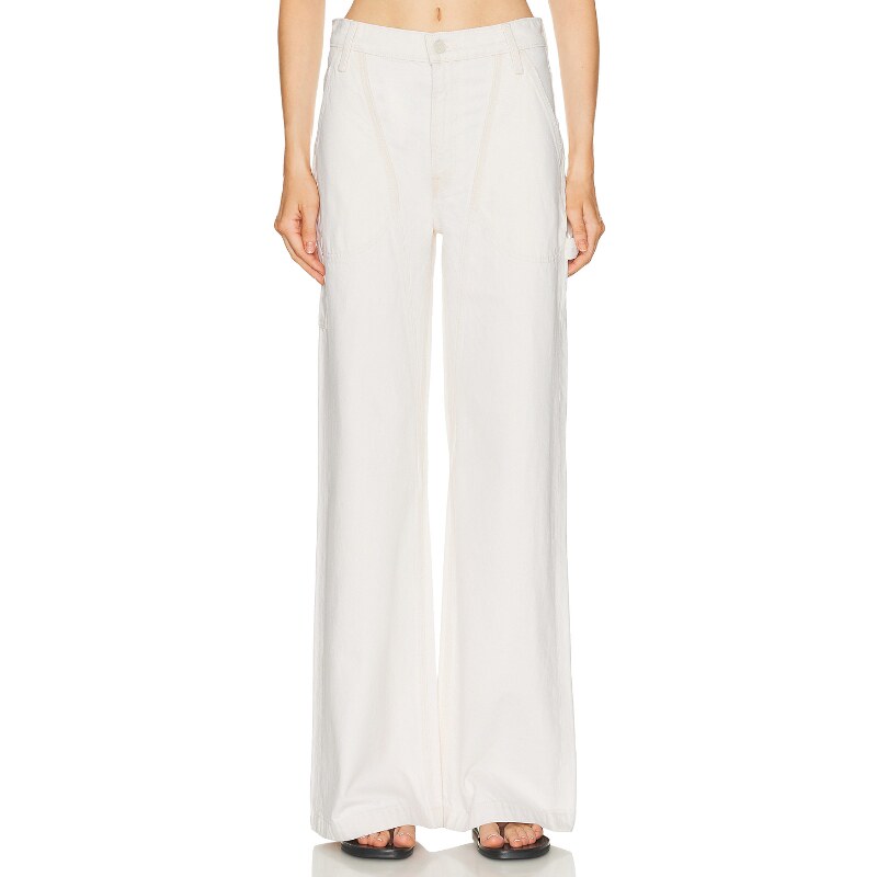 MOTHER CHISEL 阔腿 白色REVOLVE小众新款