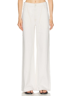 MOTHER CHISEL 阔腿 白色REVOLVE小众新款