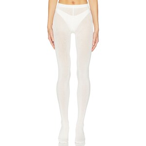 Wolford 沃尔福特 MERINO 连裤袜 白色REVOLVE小众新款