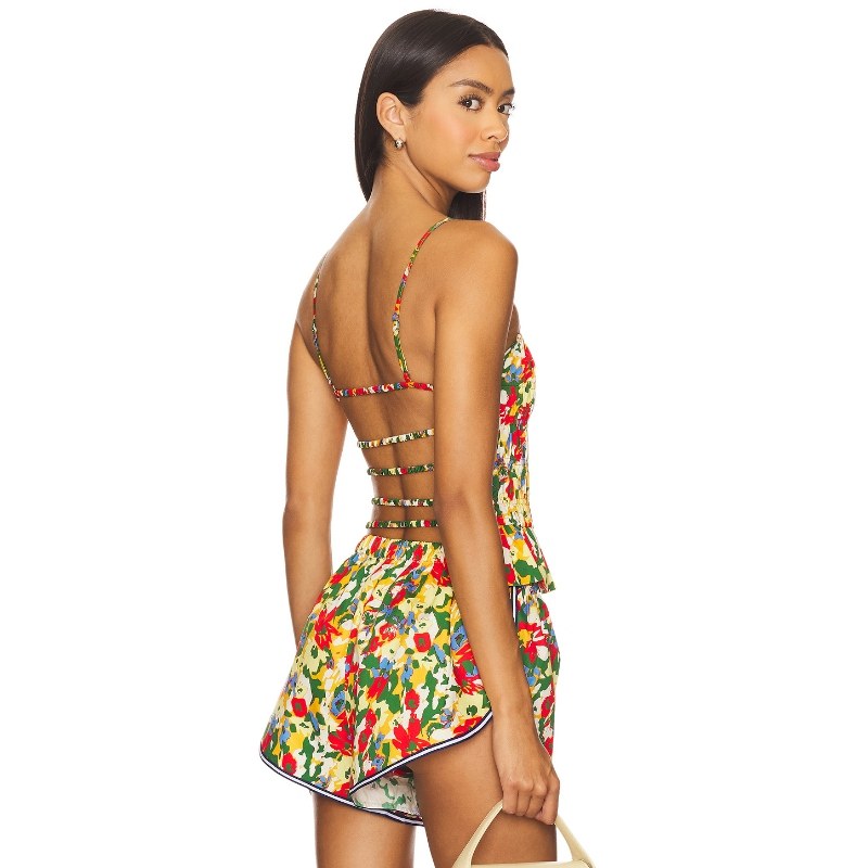 Solid & Striped DELTA 无袖上装 Red,Lemon y2k辣妹风REVOLVE小