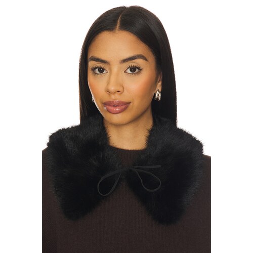 [春夏新品]By Malene Birger COWIE 围巾 黑色REVOLVE小众