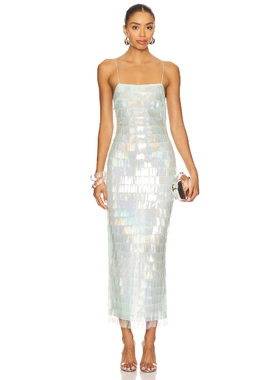 retrofete ALANA 裙子 蓝色 性感礼服REVOLVE小众新款