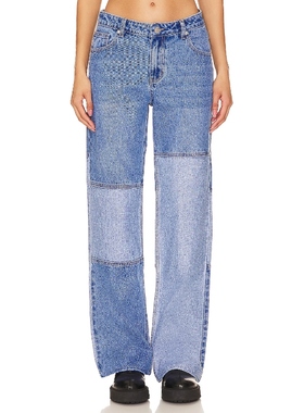 MORE TO COME ALUNA 阔脚牛仔裤 美式复古风REVOLVE小众新款