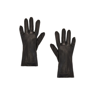 MANOKHI Short Leather Gloves 黑色REVOLVE小众新款