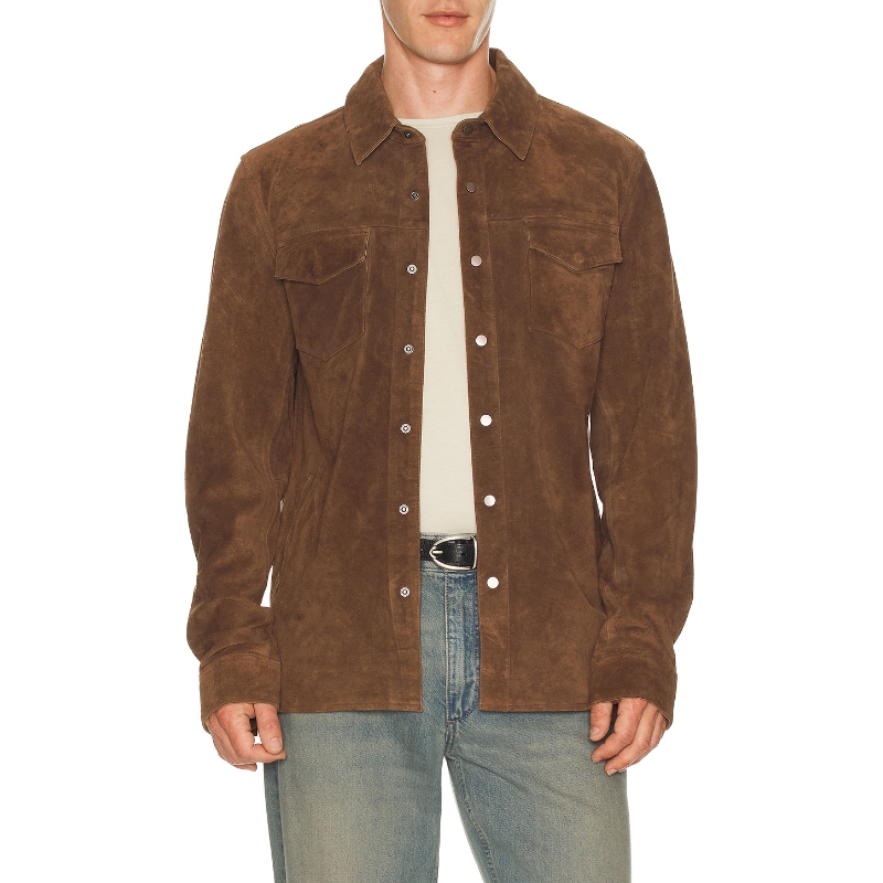 ALLSAINTS SULLY 衬衫 棕色REVOLVE小众新款