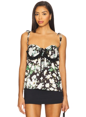 [冬季新品]KIKA VARGAS GRETCHEN 上装 黑色y2k辣妹风REVOLVE小众