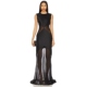 Gown Alejandra 黑色REVOLVE小众新 Abstract Sheer Alonso Rojas